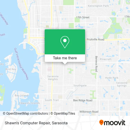 Shawn's Computer Repair map