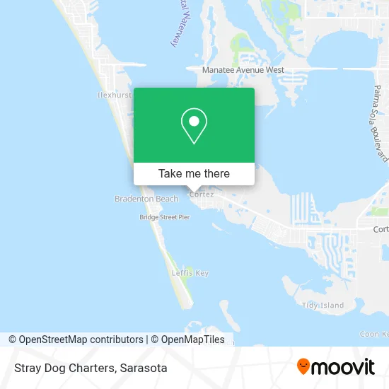 Stray Dog Charters map