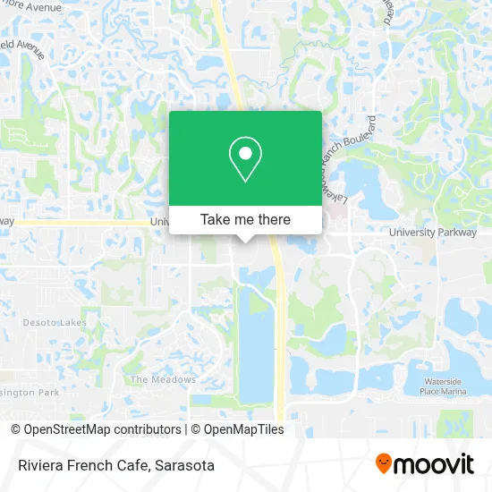 Riviera French Cafe map