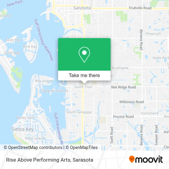 Rise Above Performing Arts map