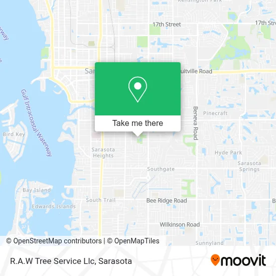 R.A.W Tree Service Llc map