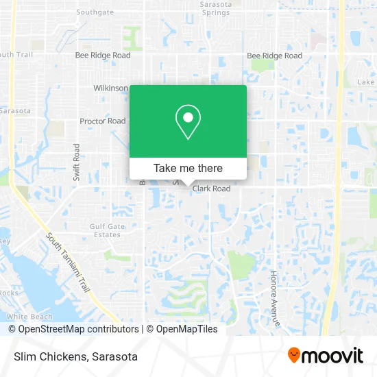 Slim Chickens map