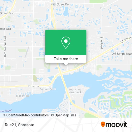 Rue21 map