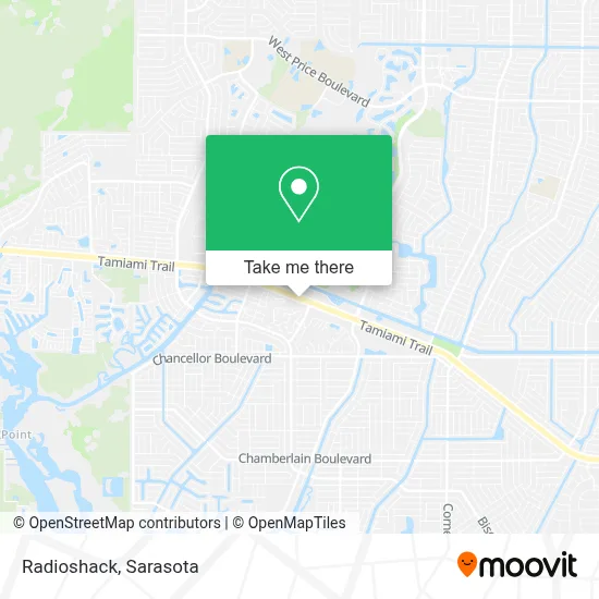 Radioshack map