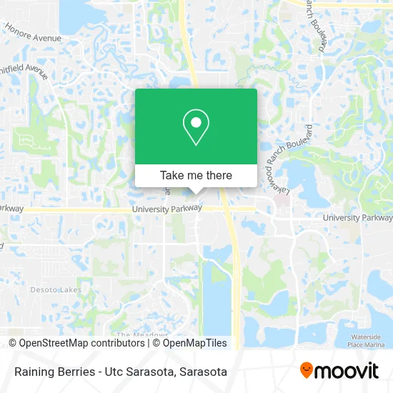Raining Berries - Utc Sarasota map
