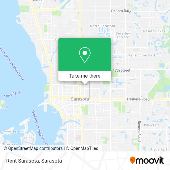 Rent Sarasota map