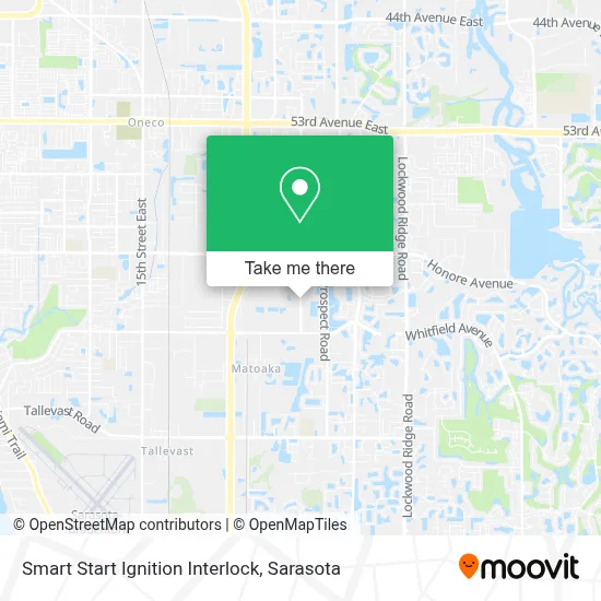 Smart Start Ignition Interlock map