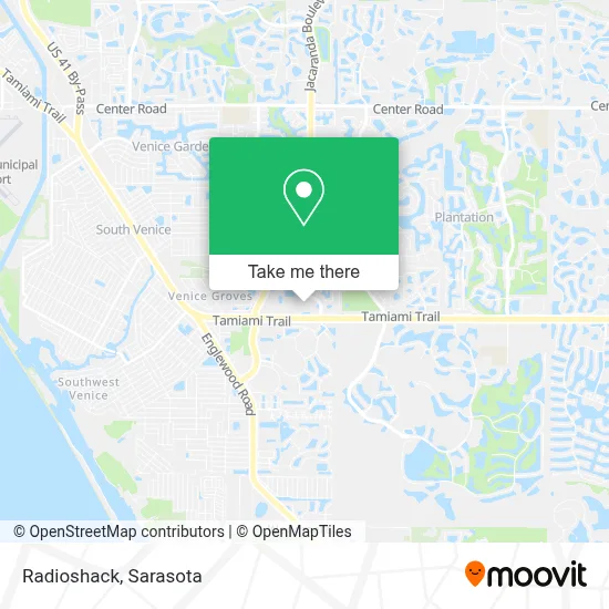 Radioshack map