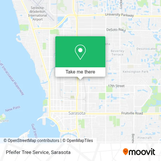 Pfeifer Tree Service map