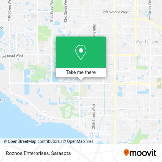 Roznos Enterprises map