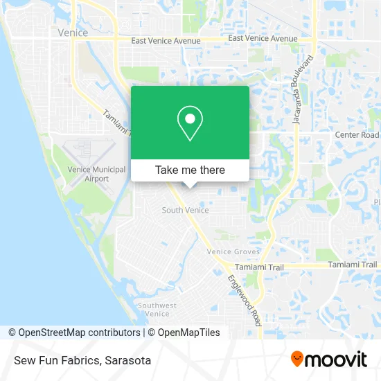 Sew Fun Fabrics map