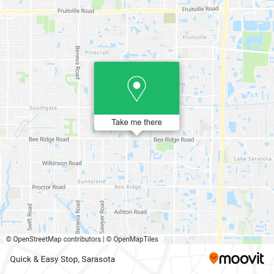 Quick & Easy Stop map