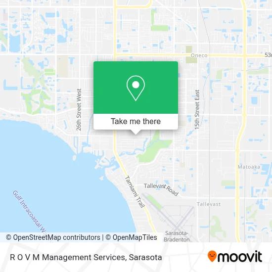 R O V M Management Services map