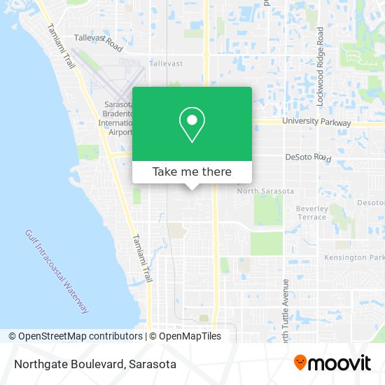 Northgate Boulevard map