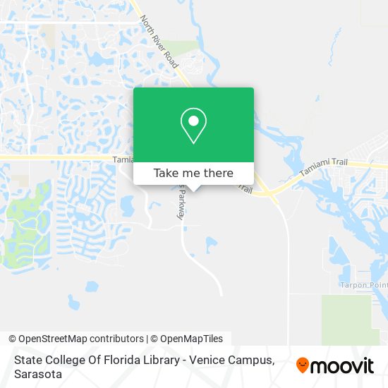 State College Of Florida Library - Venice Campus map