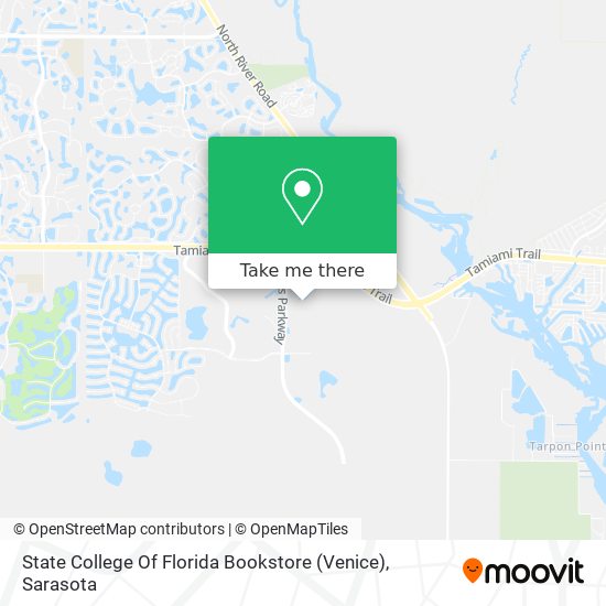 Mapa de State College Of Florida Bookstore (Venice)