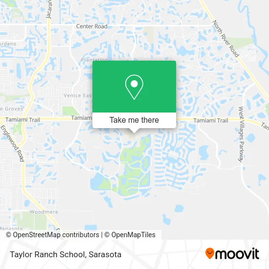 Taylor Ranch School map