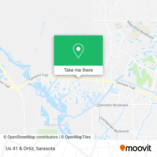 Us 41 & Ortiz map