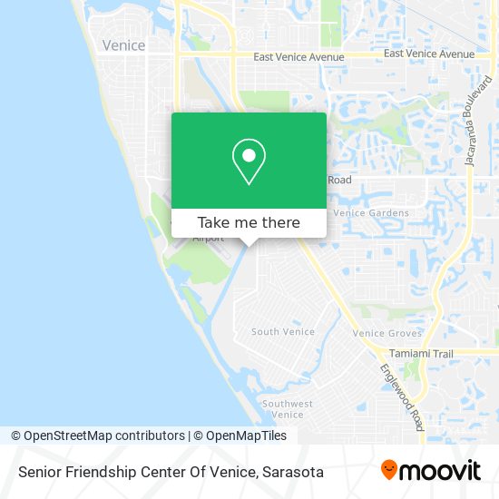 Senior Friendship Center Of Venice map
