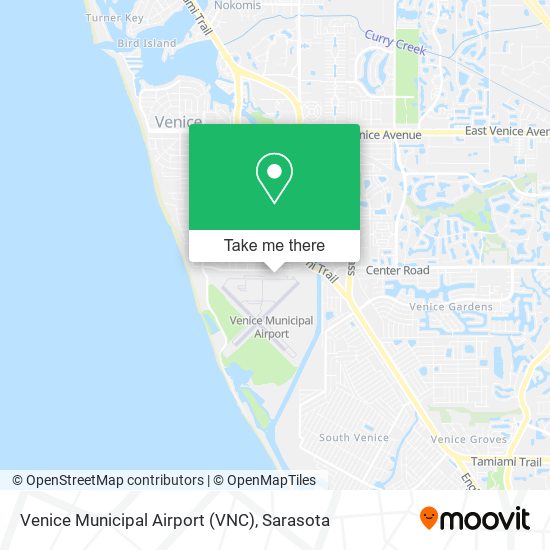 Mapa de Venice Municipal Airport (VNC)