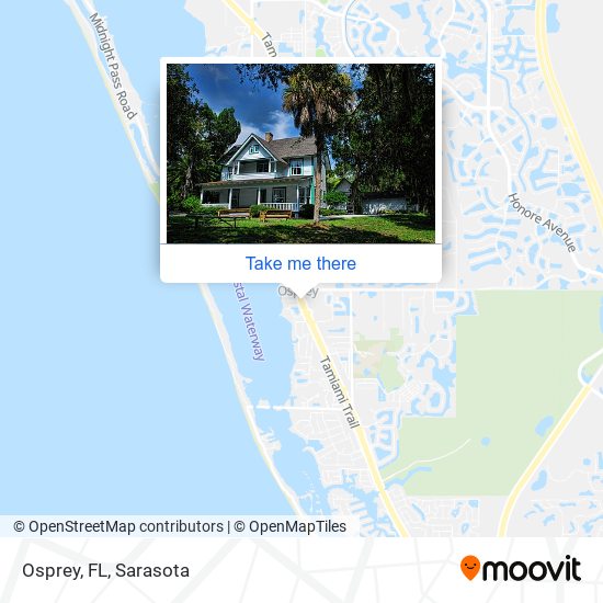 Osprey, FL map