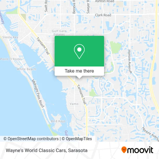 Wayne's World Classic Cars map
