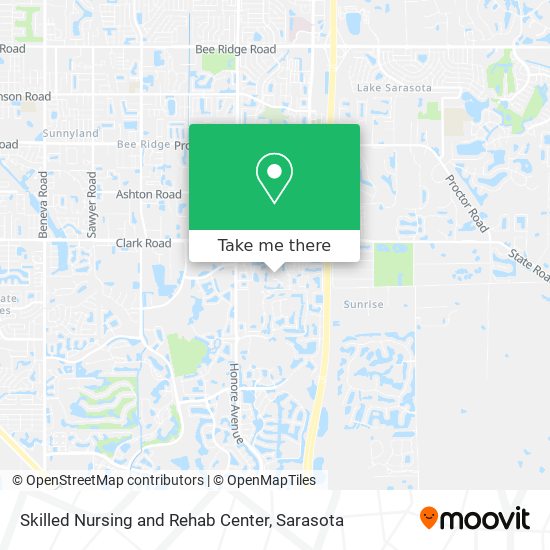 Mapa de Skilled Nursing and Rehab Center