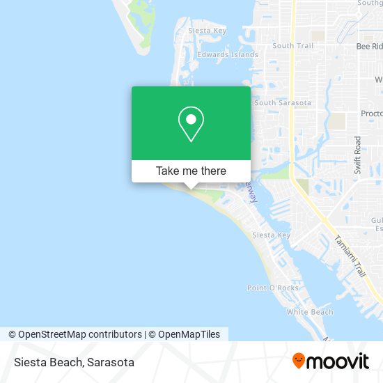 Mapa de Siesta Beach