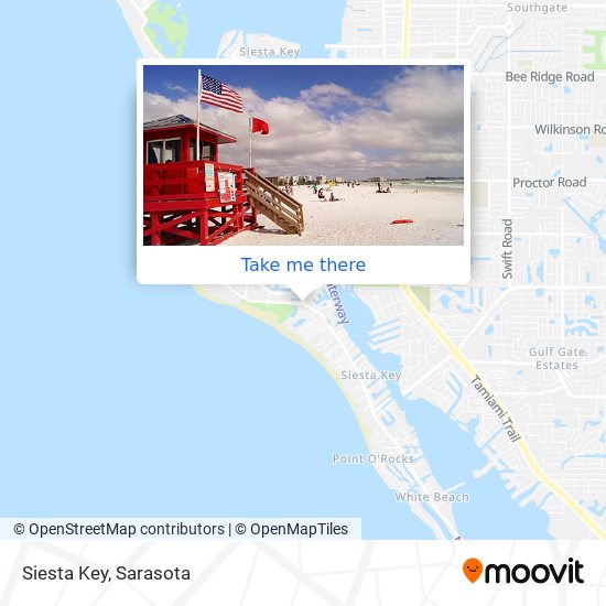 Siesta Key map