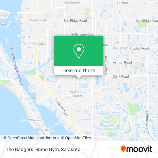 The Badgers Home Gym map