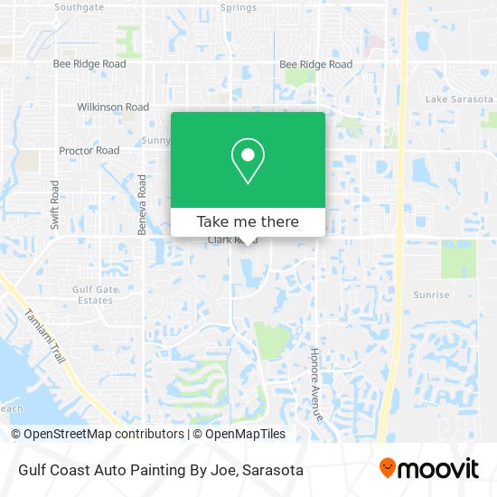 Gulf Coast Auto Painting By Joe map
