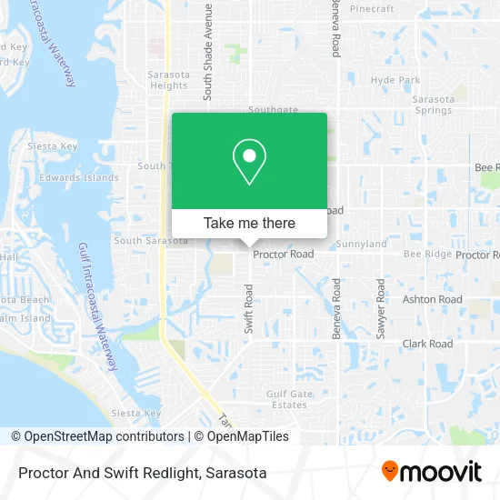 Mapa de Proctor And Swift Redlight