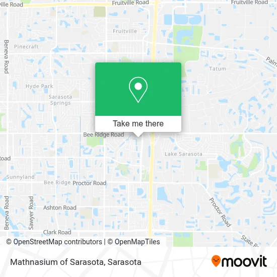 Mathnasium of Sarasota map