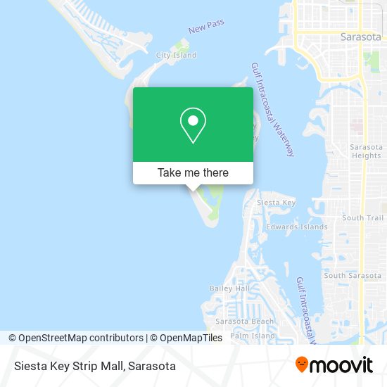 Siesta Key Strip Mall map