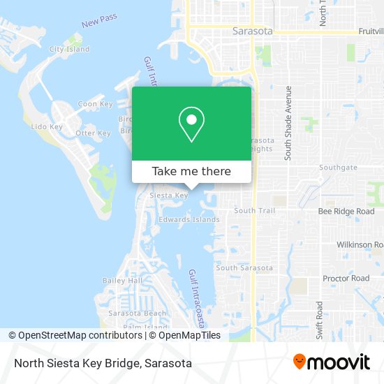 Mapa de North Siesta Key Bridge