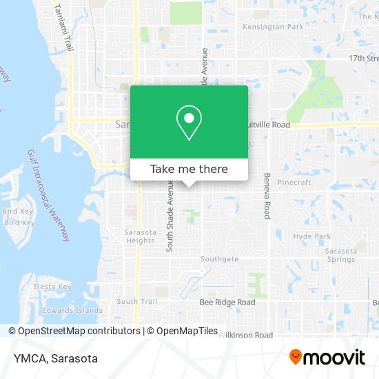 YMCA map