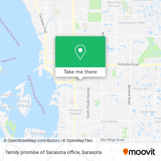family promise of Sarasota office map