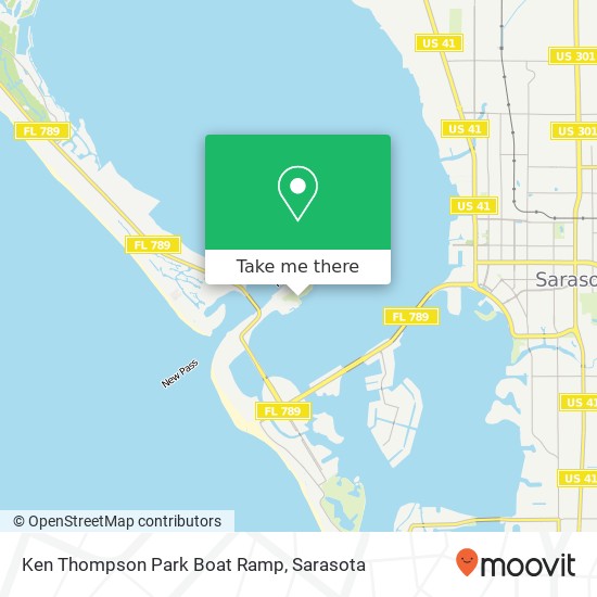 Ken Thompson Park Boat Ramp map