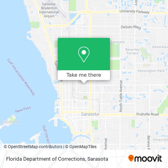 Florida Department of Corrections map