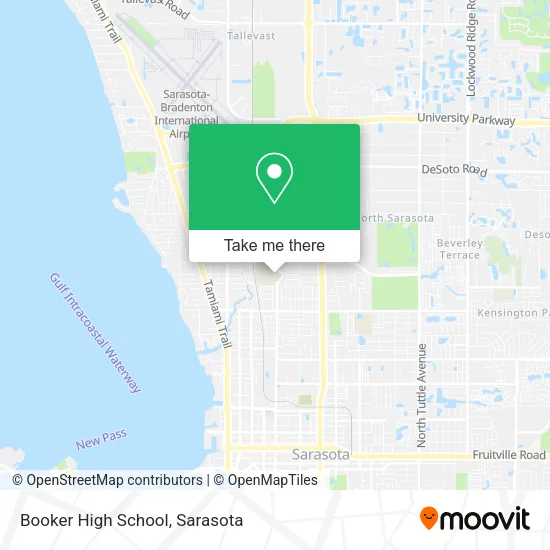 Booker High School map
