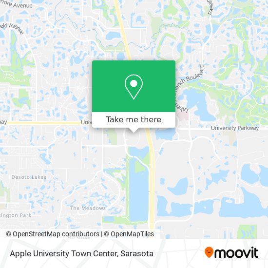 Apple University Town Center map