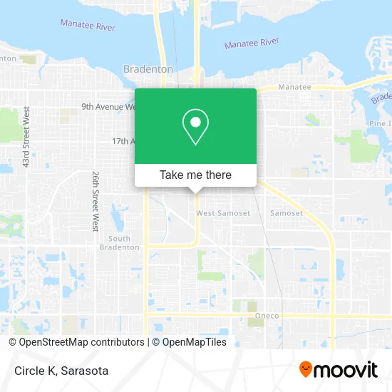 Circle K map