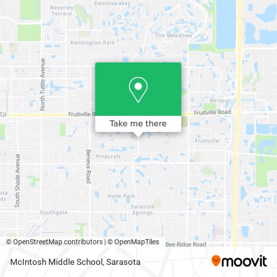 Mapa de McIntosh Middle School