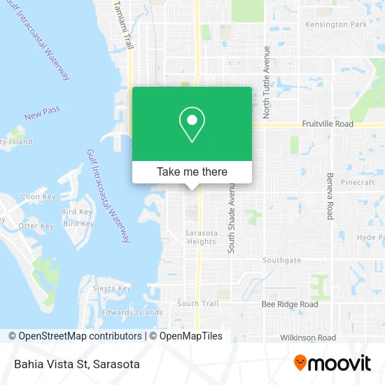Bahia Vista St map