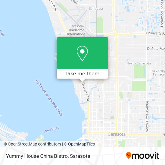 Yummy House China Bistro map