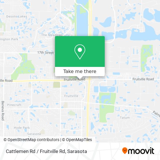 Cattlemen Rd / Fruitville Rd map