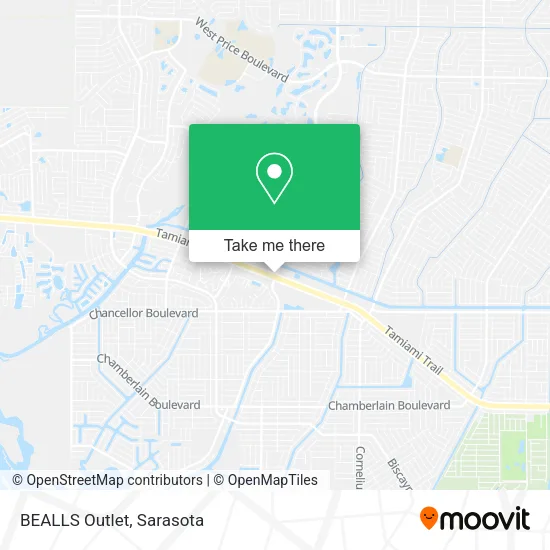 BEALLS Outlet map