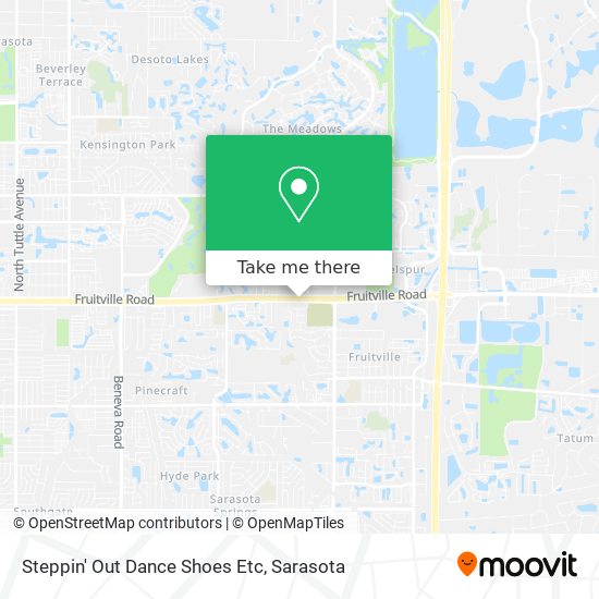 Mapa de Steppin' Out Dance Shoes Etc