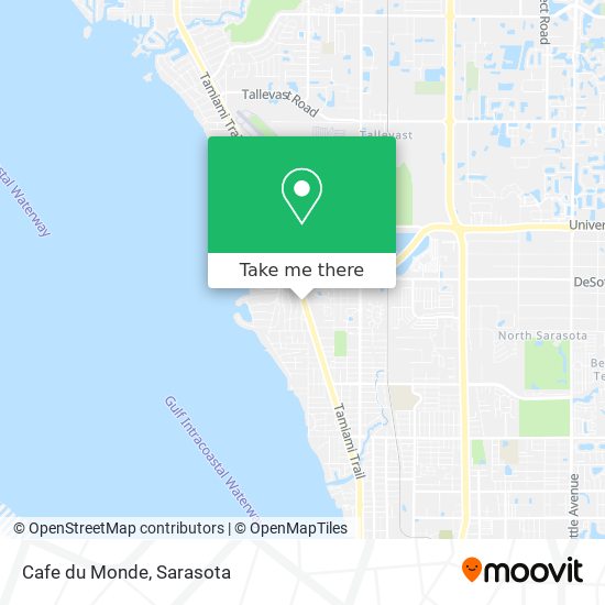 Mapa de Cafe du Monde