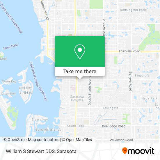 William S Stewart DDS map